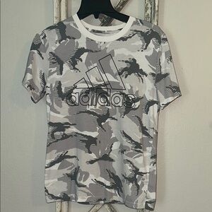 Adidas Urban Camo Tee in Gray, White, and Black
